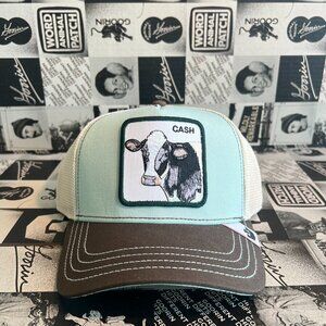Authentic Goorin Bros MV Bovine Cow "Cash" Mint Brown Hat (NWT)